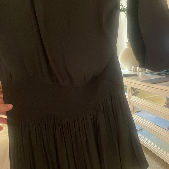 Splendid Black Silk Mini Pleated Dress Small NWOT - Picture 10 of 13